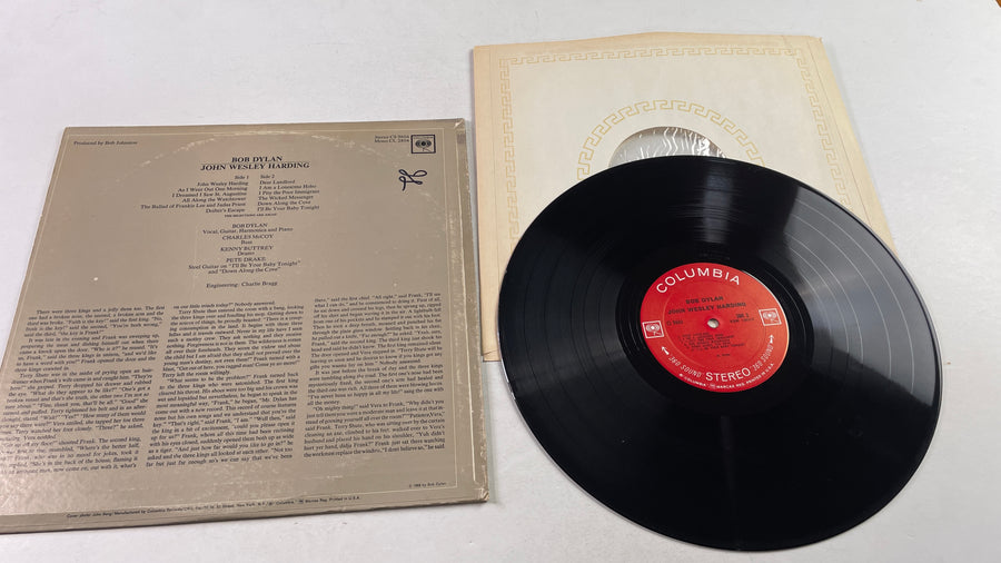 Bob Dylan John Wesley Harding Used Vinyl EP VG+\VG