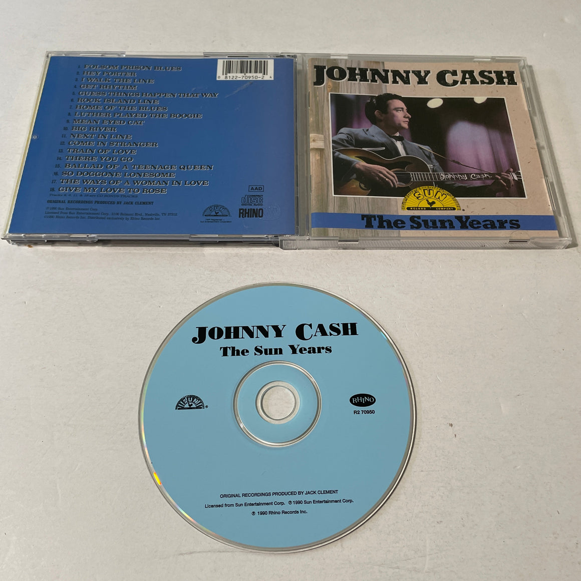 Johnny Cash The Sun Years Used CD VG+\VG+