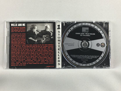 Johnny Cash & Willie Nelson ‎ VH1 Storytellers Orig Press Used CD VG+\VG+