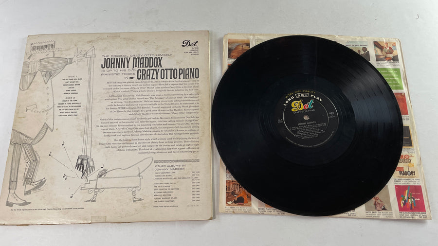 Johnny Maddox Crazy Otto Piano Used Vinyl LP VG\G