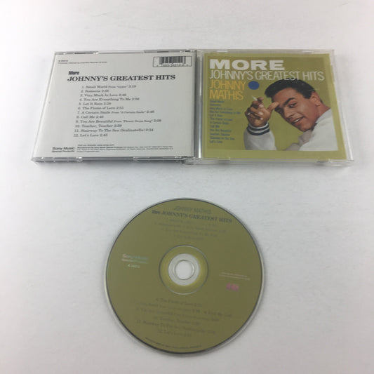 Johnny Mathis More Johnny's Greatest Hits Used CD VG\VG Silver