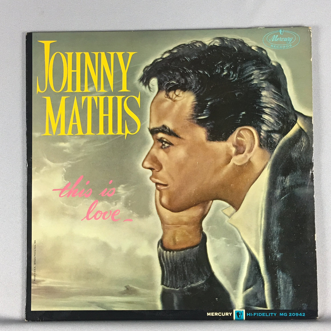 Johnny Mathis ‎ This Is Love Orig Press Used Vinyl LP VG+\VG+
