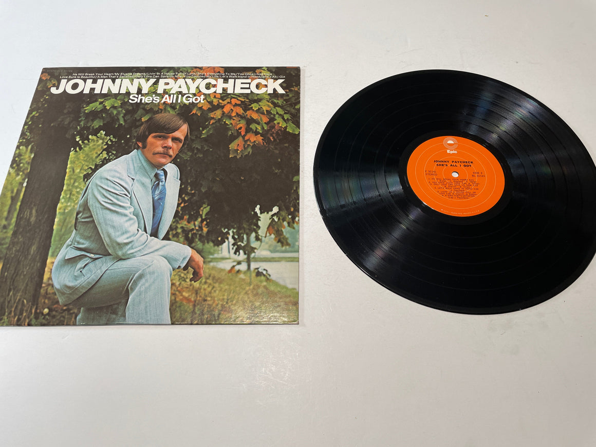 Johnny Paycheck She's All I Got Used Vinyl LP VG+\VG+
