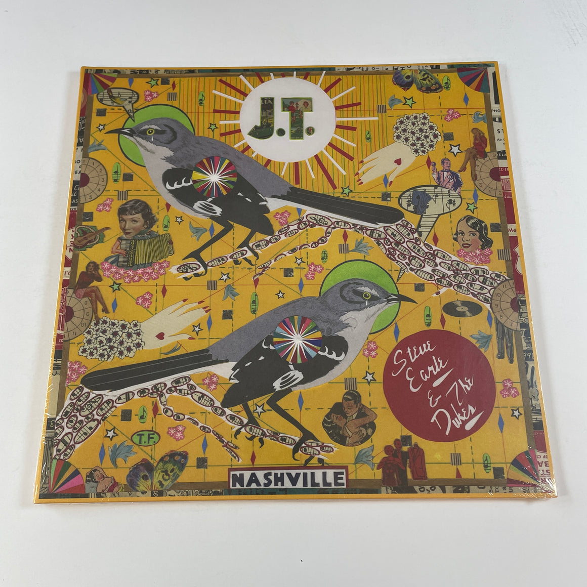 Steve Earle & The Dukes J.T. New Colored Vinyl LP M\M