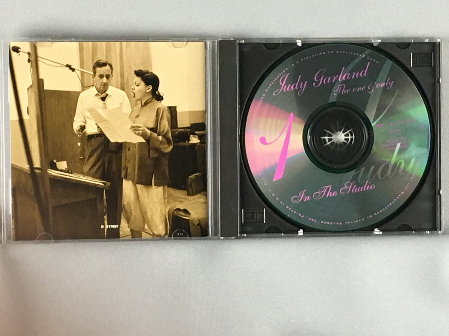 Judy Garland ‎ The One & Only Used CD VG+\VG+