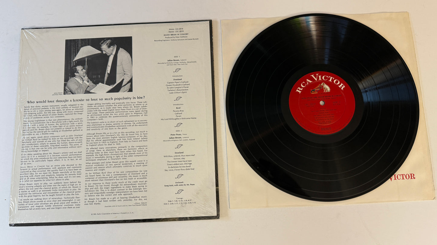 Julian Bream Julian Bream In Concert Used Vinyl LP VG+\VG+