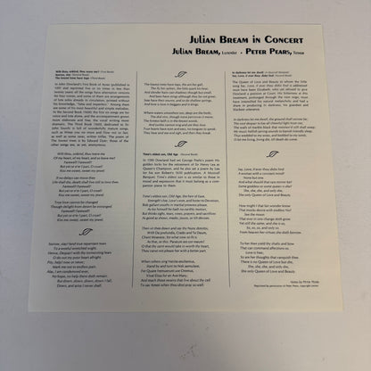 Julian Bream Julian Bream In Concert Used Vinyl LP VG+\VG+
