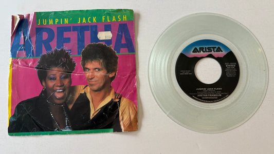 Aretha Franklin Jumpin' Jack Flash Used 45 RPM 7" Vinyl VG+\