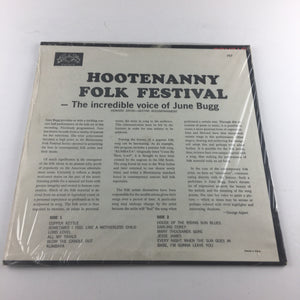 June Bugg Hootenanny Folk Festival - The Incredible Voice Of June Bugg Used Vinyl LP VG+\VG+