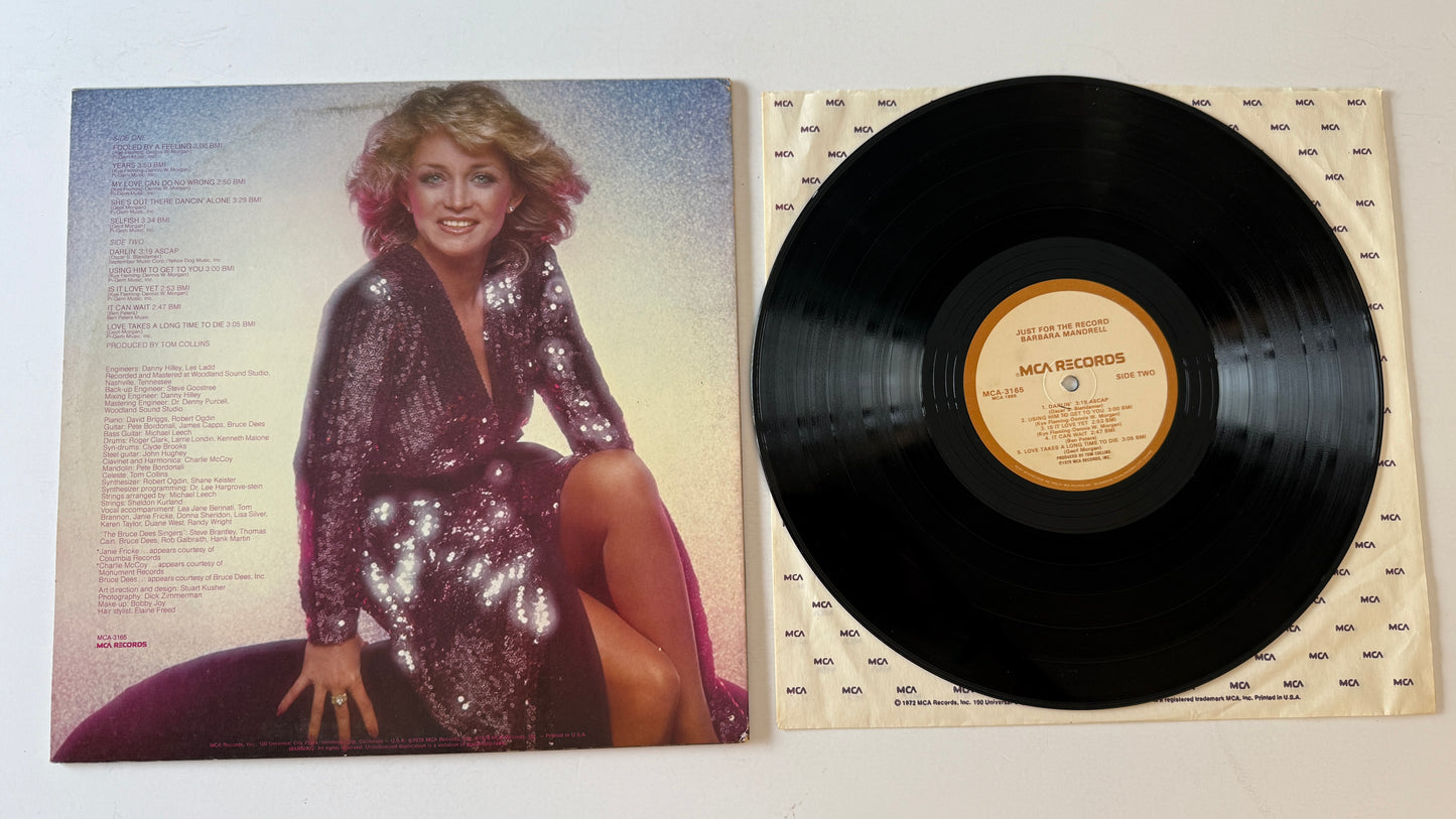 Barbara Mandrell Just For The Record Used Vinyl LP VG+\VG