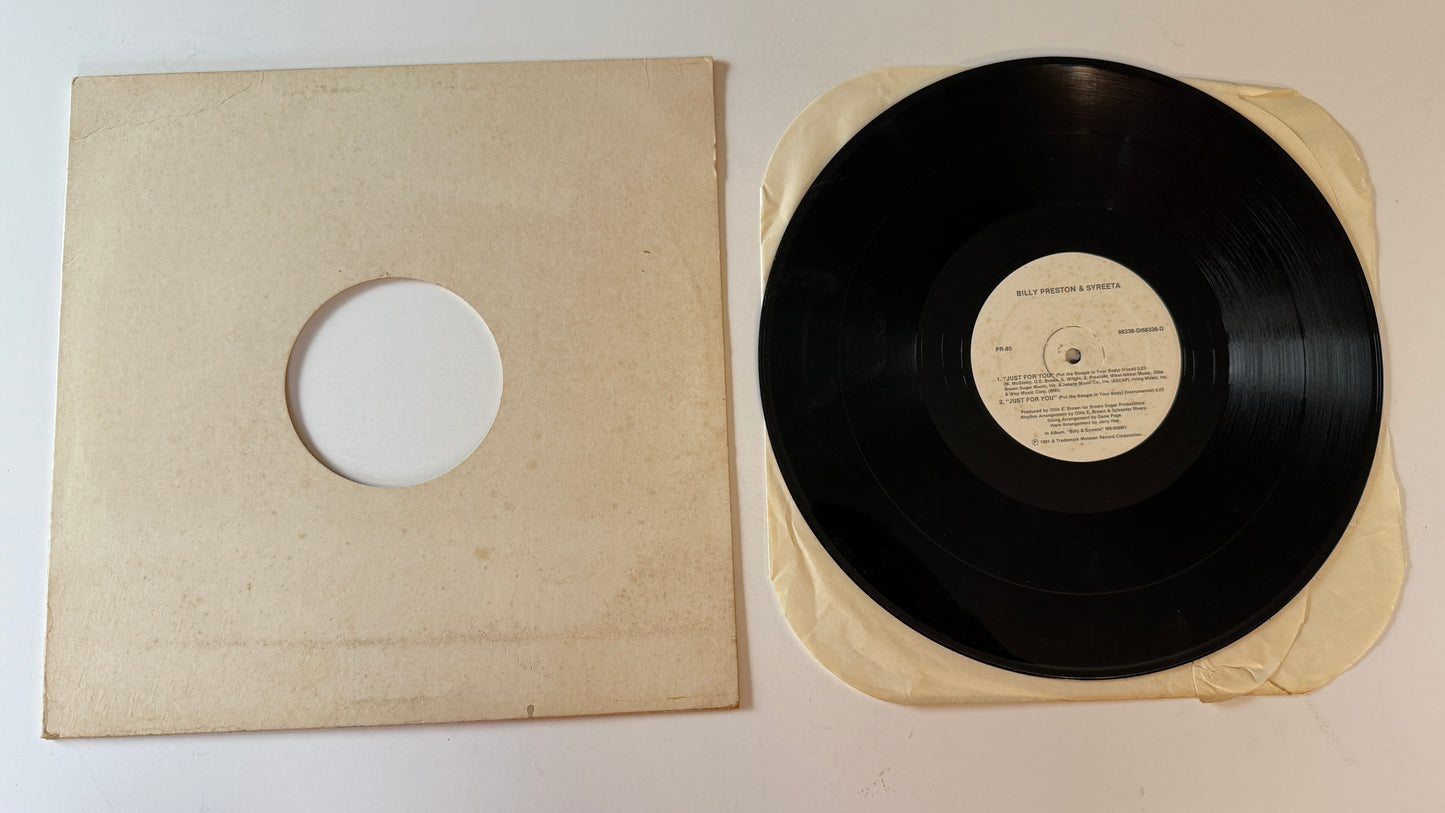 Billy Preston Just For You (Put The Boogie In Your Body) / Gigolette Used Vinyl LP VG+\VG