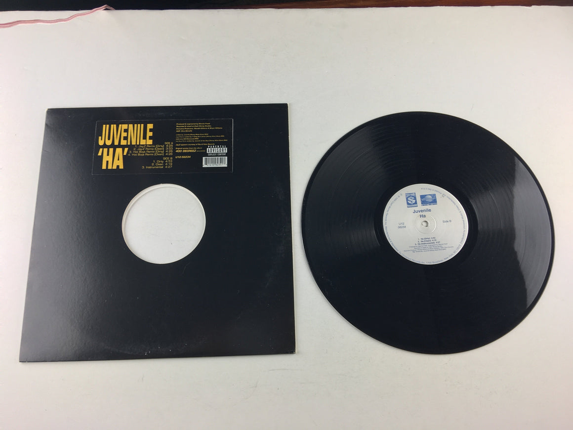 Juvenile Ha 12" Used Vinyl Single VG+\VG