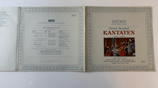 Dieterich Buxtehude Kantaten = Cantatas = Cantates Used Vinyl LP VG+\VG+