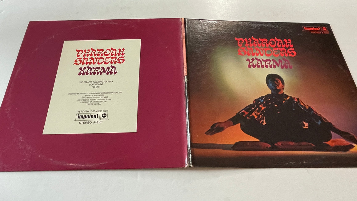 Pharoah Sanders Karma Used Vinyl LP VG+\VG