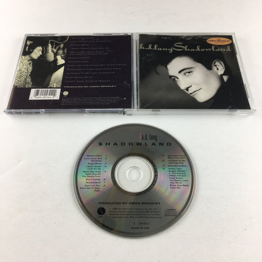 k.d. lang Shadowland Used CD VG+\VG+ Silver