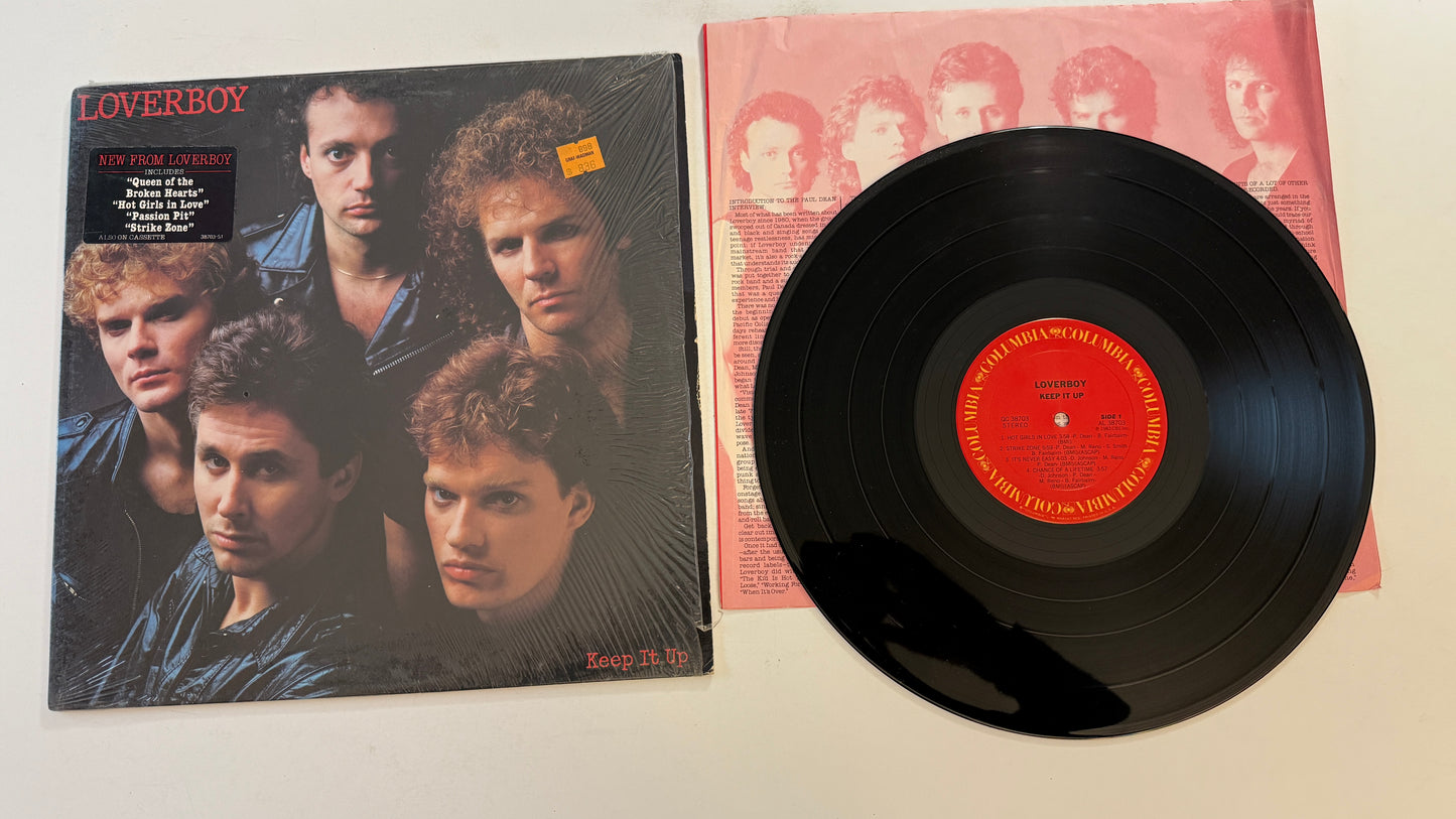 Loverboy Keep It Up Used Vinyl LP VG+\VG+