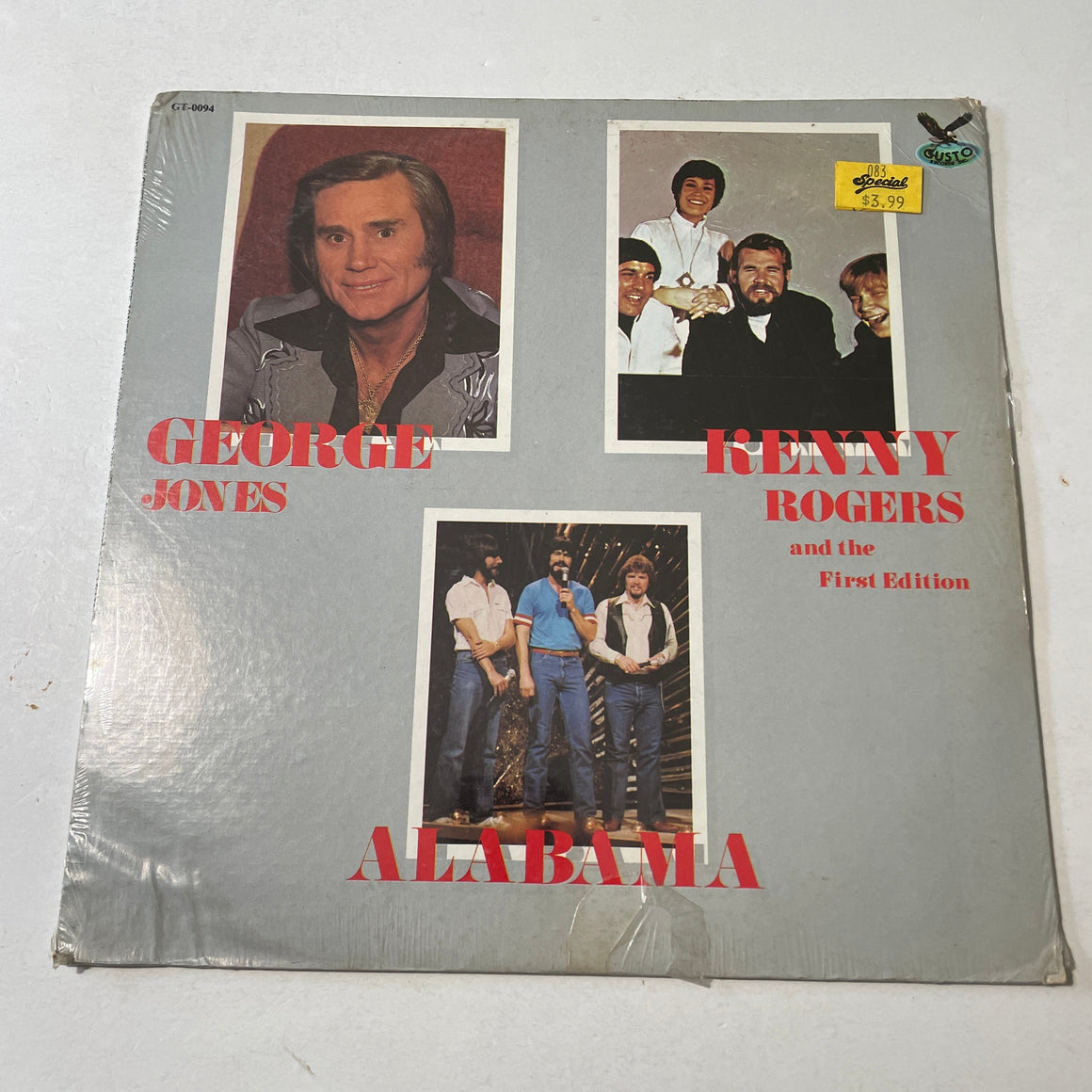 Kenny Rogers, George Jones, Alabama Kenny Rogers, George Jones, Alabama Used Vinyl LP NM\VG