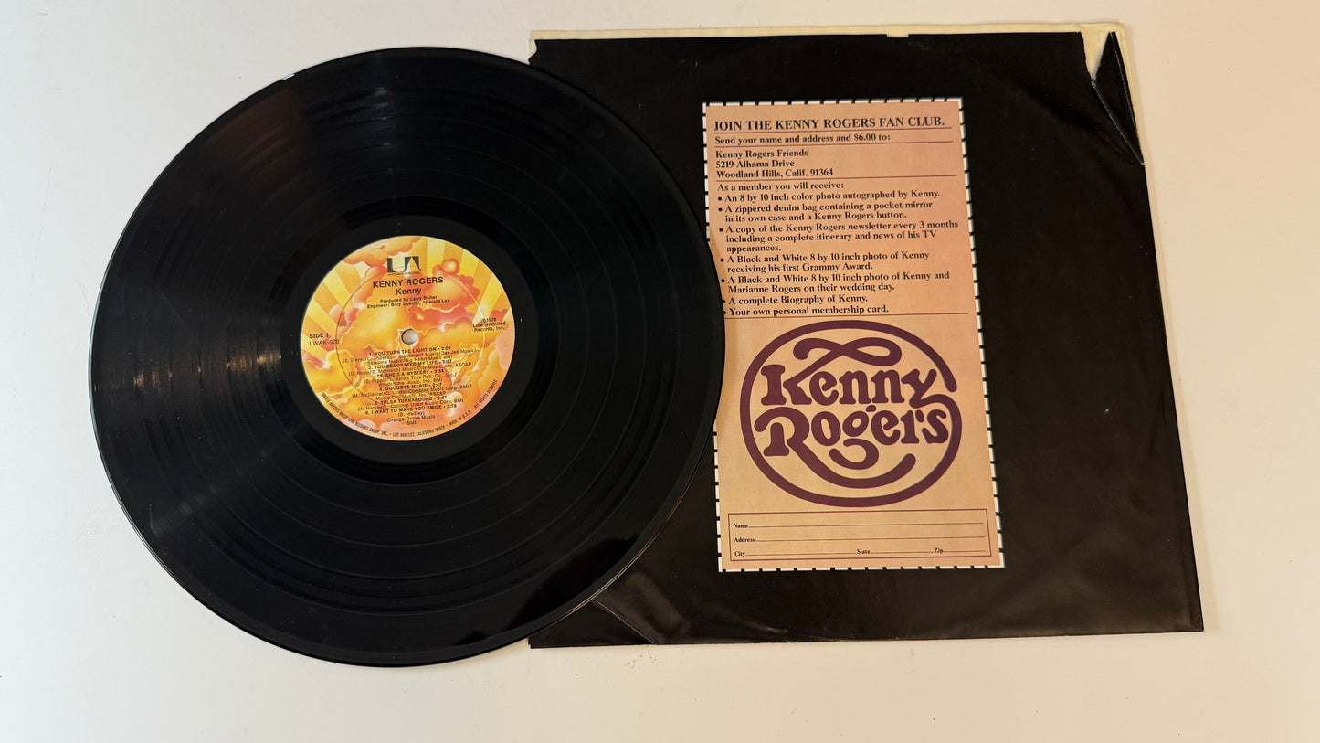 Kenny Rogers Kenny Used Vinyl LP VG+\VG