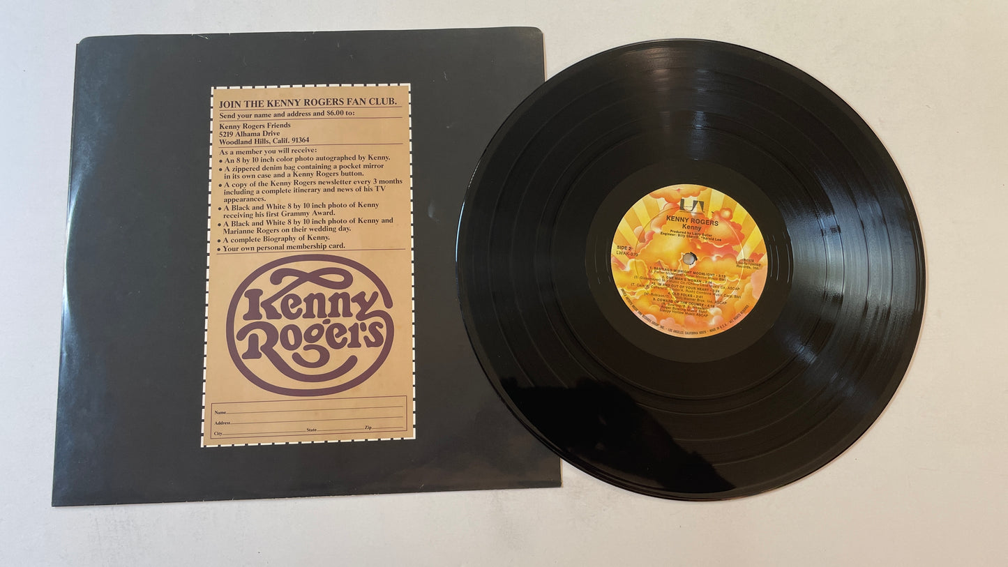 Kenny Rogers Kenny Used Vinyl LP VG+\VG