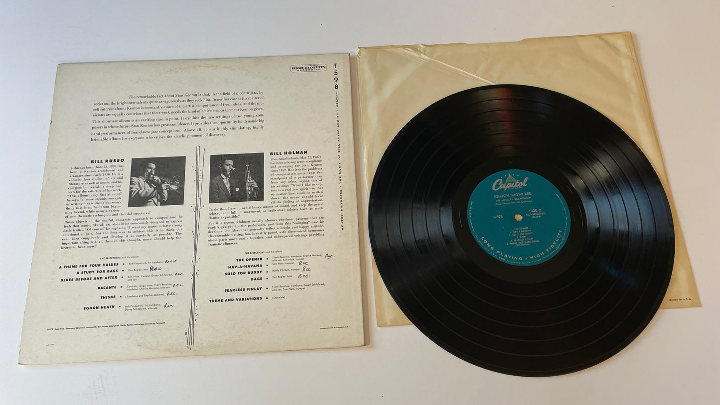 Stan Kenton And His Orchestra Kenton Showcase - The Music Of Bill Holman Used Vinyl LP VG+\VG+