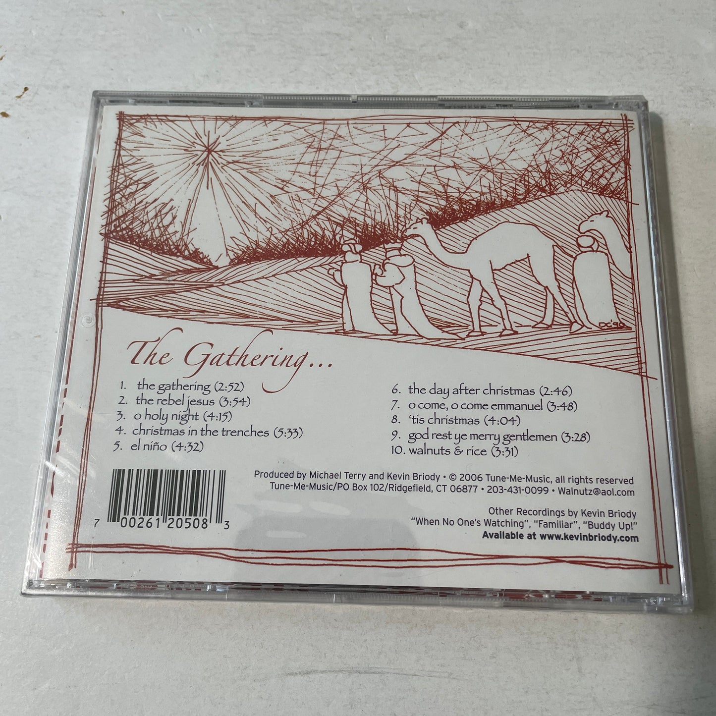 Kevin Briody A Gathering A Christmas Collection New Sealed CD M\M