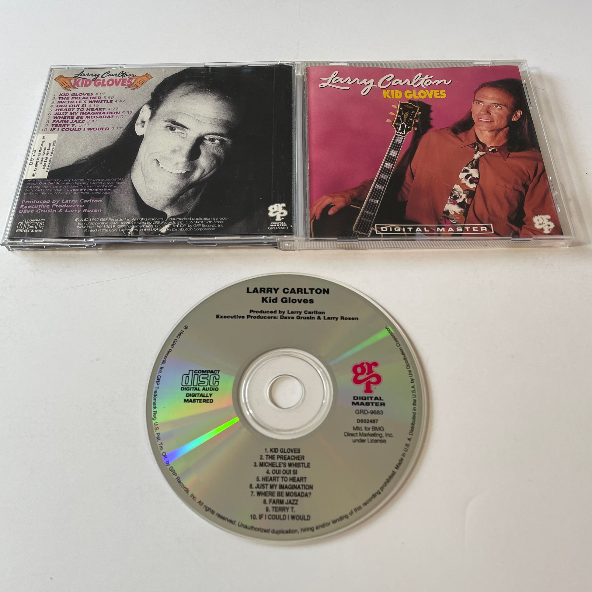Larry Carlton Kid Gloves Used CD VG+\VG+