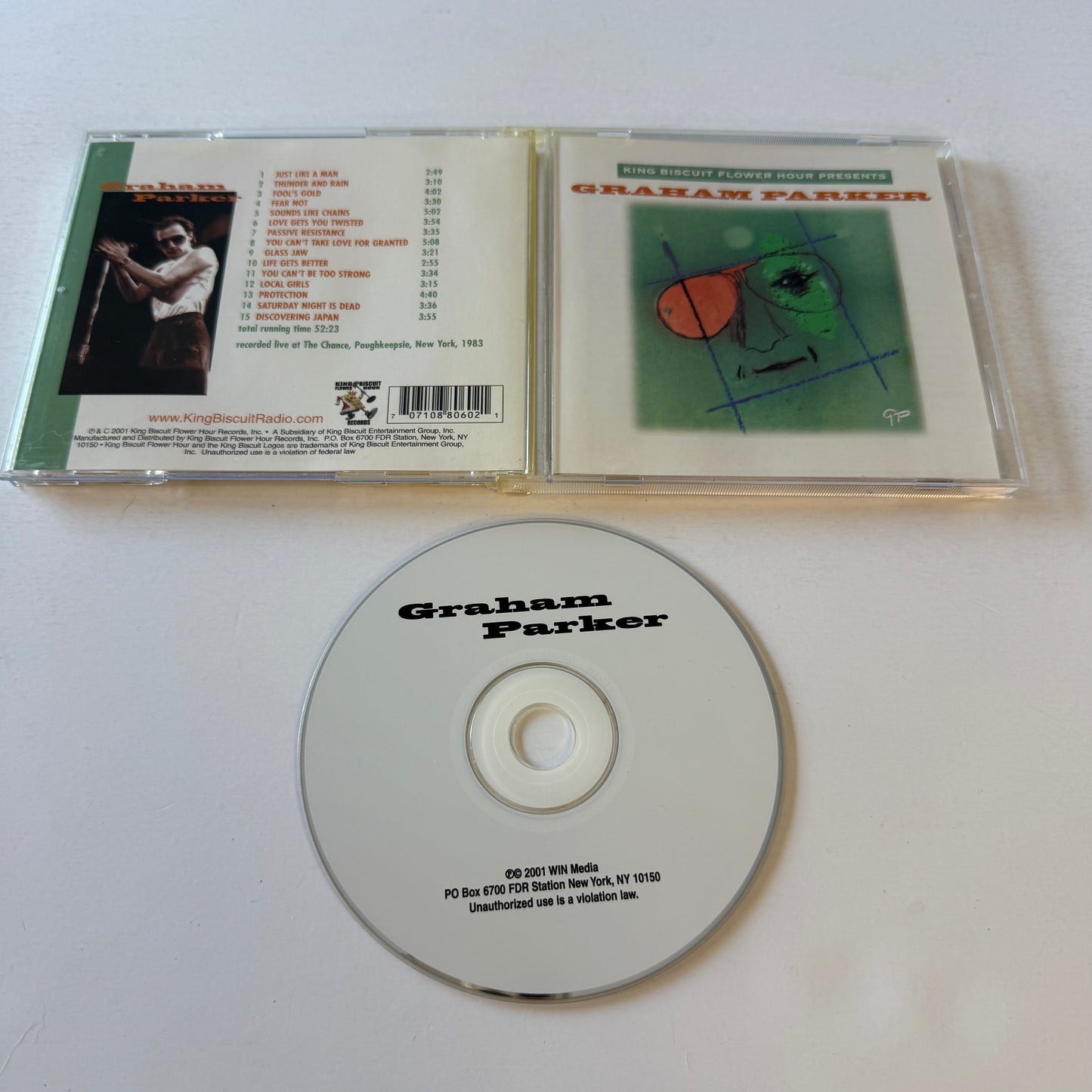 Graham Parker King Biscuit Flower Hour Presents Graham Parker Used CD VG+\VG+