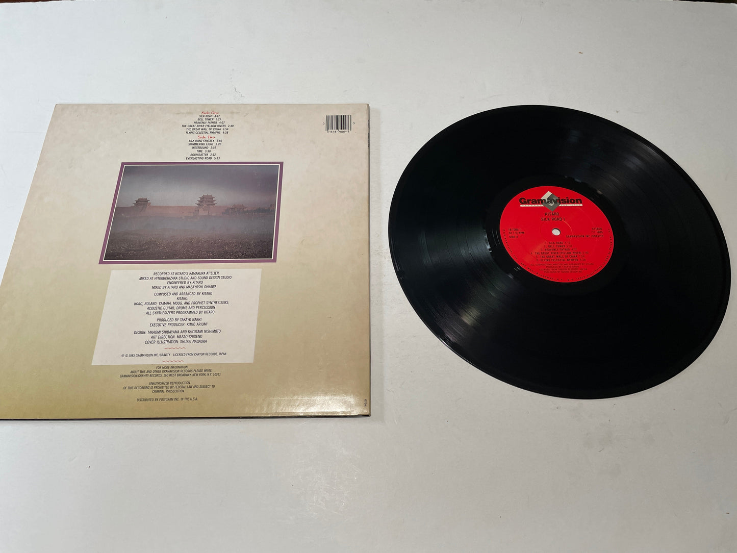 Kitaro Silk Road I Used Vinyl LP VG+\VG+