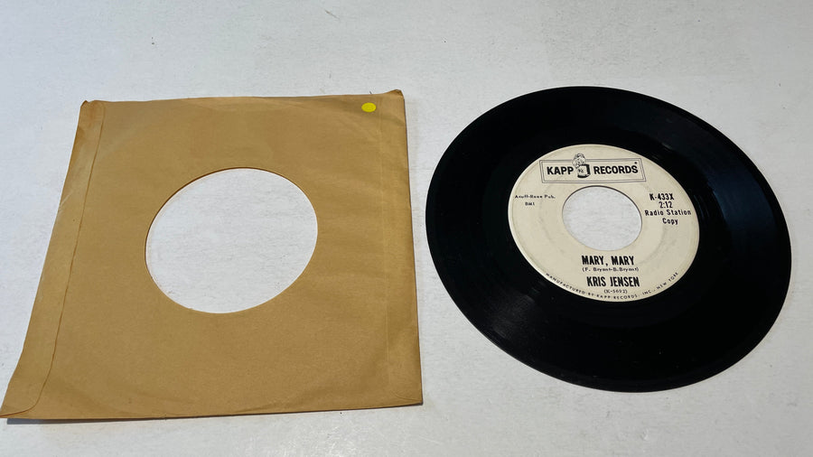 Kris Jensen Mary, Mary Used 45 RPM 7" Vinyl VG+\VG+