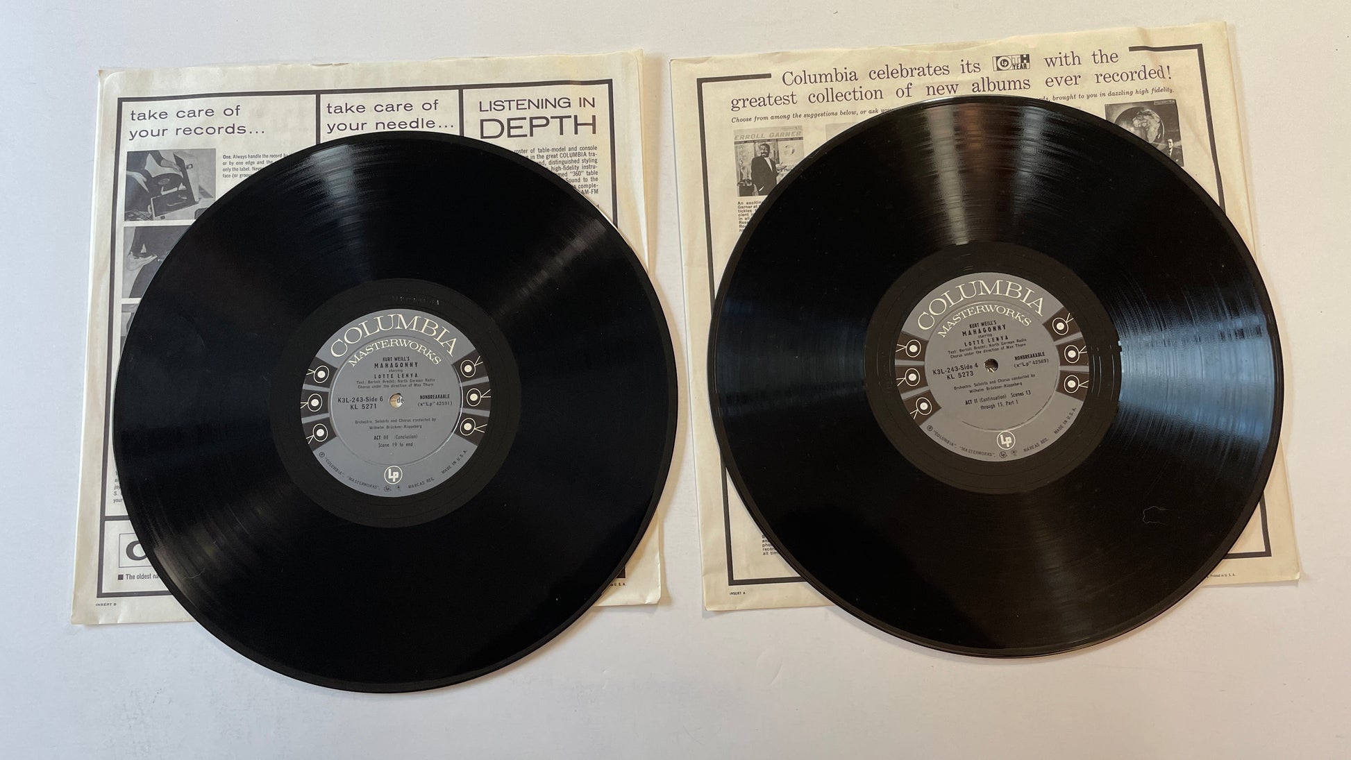 Kurt Weill Kurt Weill's Rise And Fall Of The City Of Mahagonny Used Vinyl Box Set VG+\VG