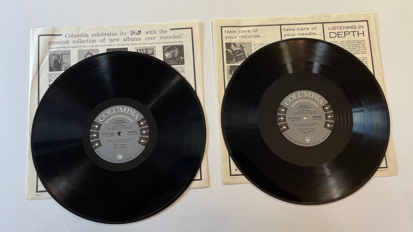 Kurt Weill Kurt Weill's Rise And Fall Of The City Of Mahagonny Used Vinyl Box Set VG+\VG