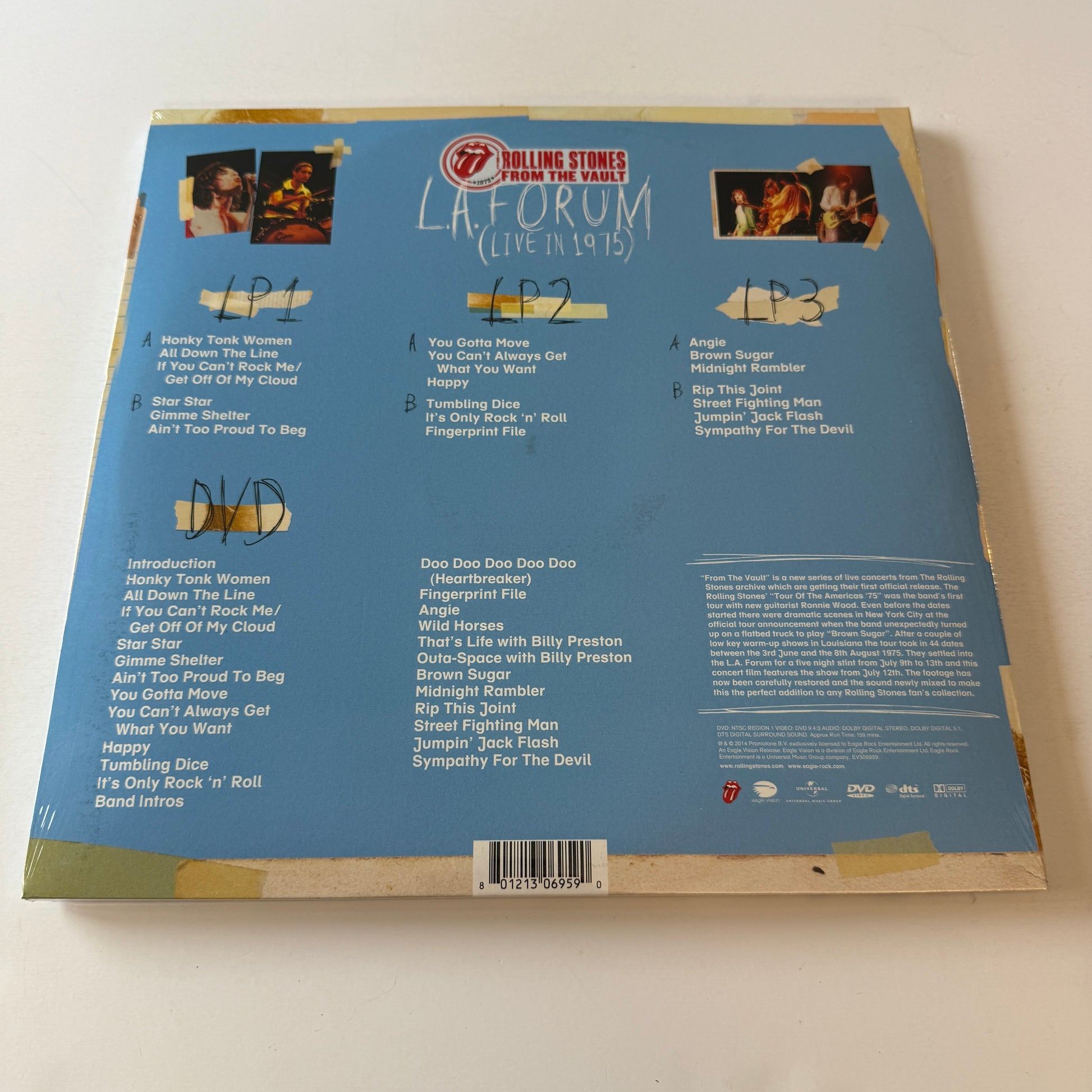 The Rolling Stones L.A. Forum (Live In 1975) New Vinyl 3LP M\M