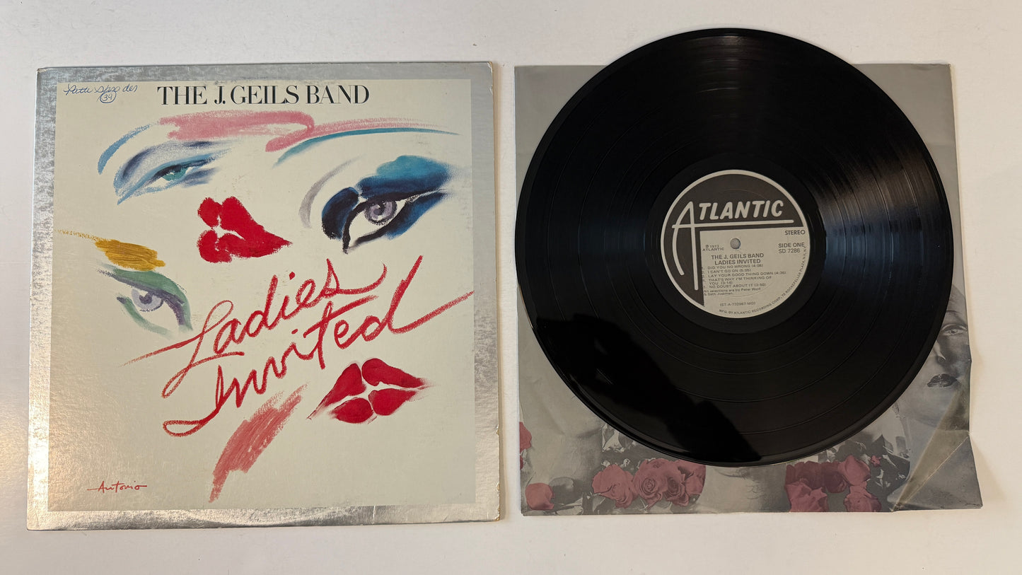 The J. Geils Band Ladies Invited Used Vinyl LP VG+\VG