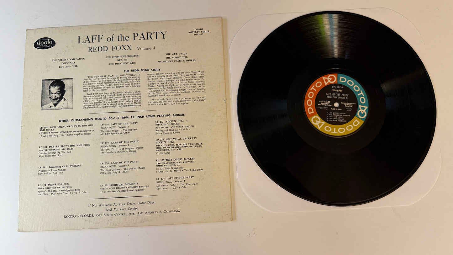 Redd Foxx Laff Of The Party - Volume 4 Used Vinyl LP VG+\VG