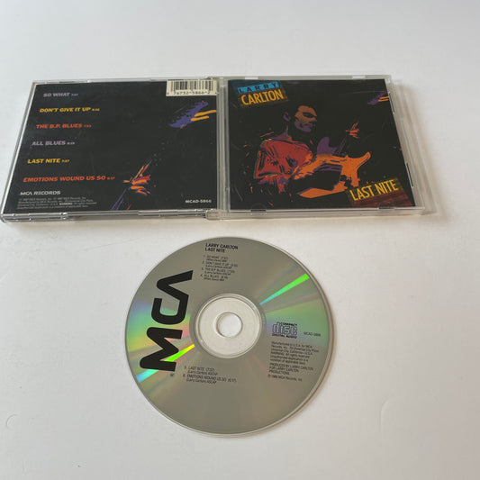 Larry Carlton Last Nite Used CD VG\VG+