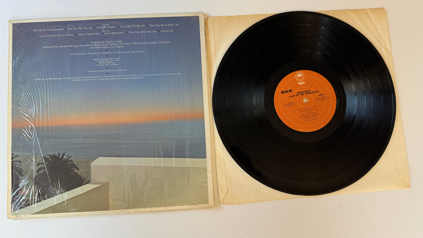 Engelbert Humperdinck Last Of The Romantics Used Vinyl LP VG+\VG+
