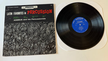 Ademus And His Percussionists Latin Favorites In Percussion Used Vinyl LP VG+\VG