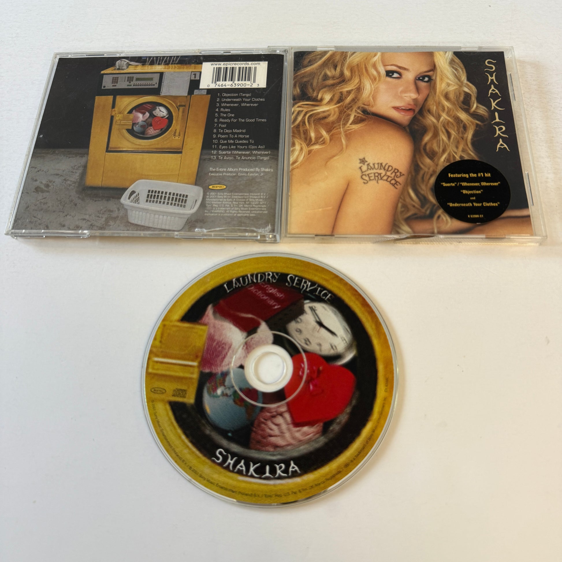 Shakira Laundry Service Used CD VG+\VG
