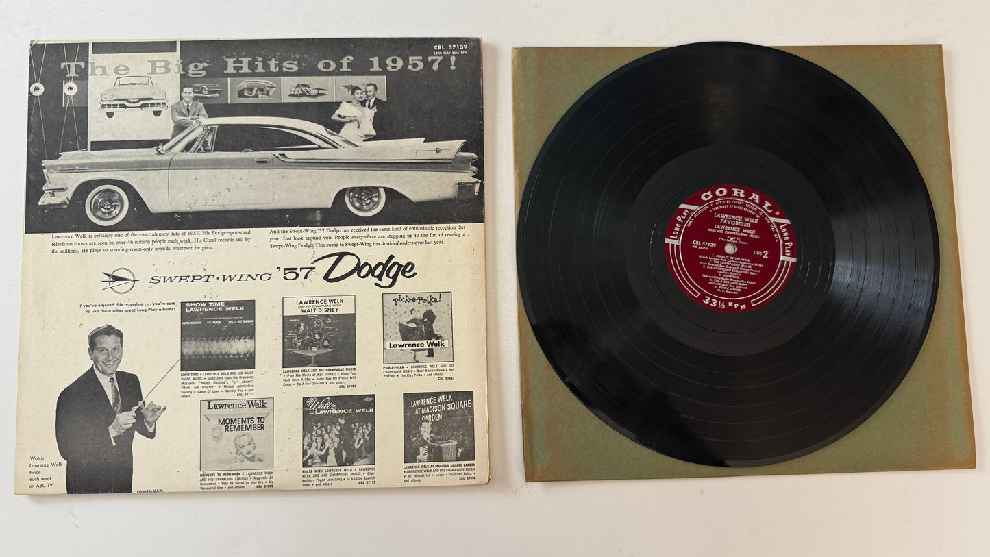 Lawrence Welk And His Champagne Music Lawrence Welk Favorites Used Vinyl LP VG+\VG