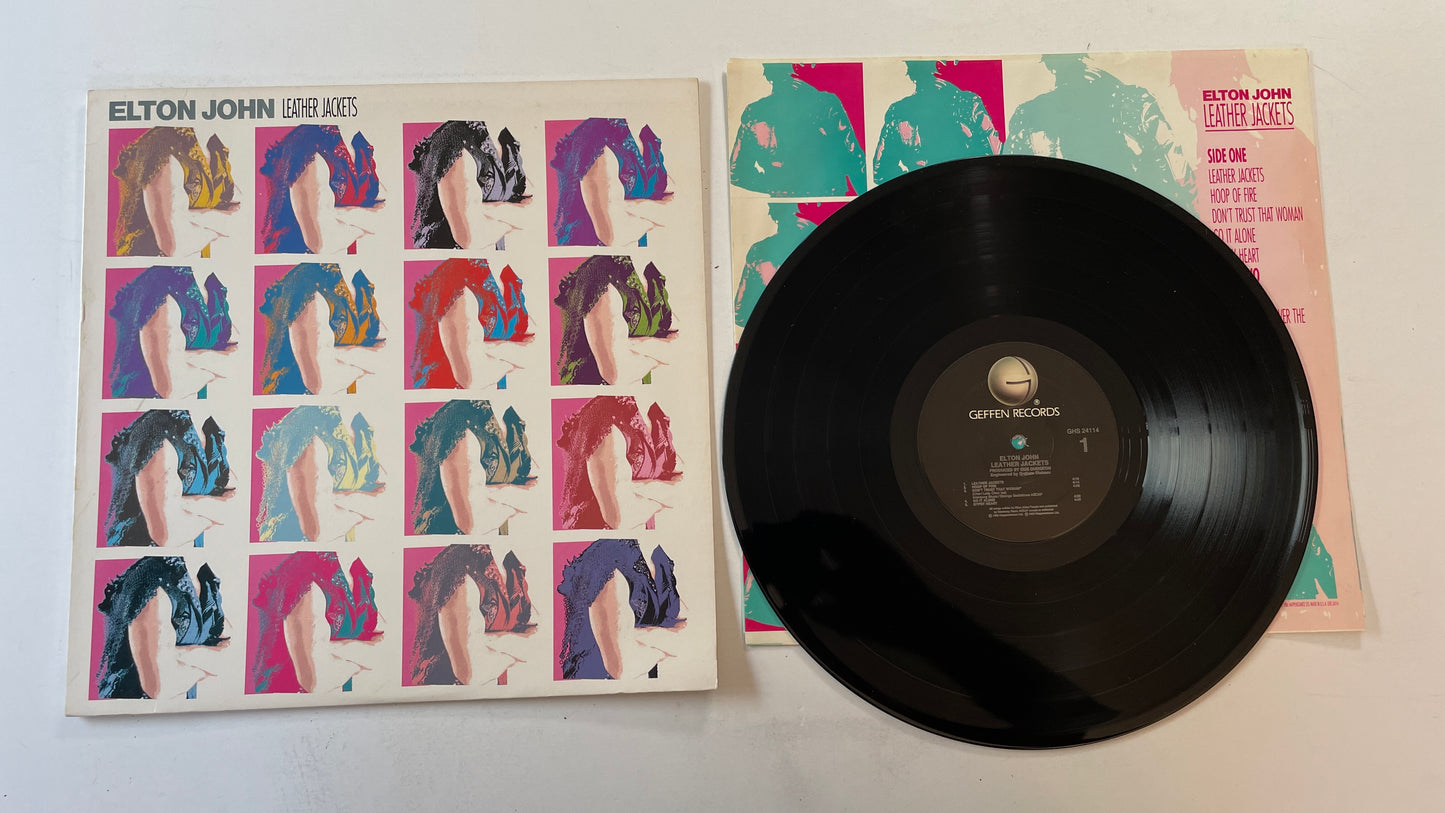 Elton John Leather Jackets Used Vinyl LP VG+\VG+