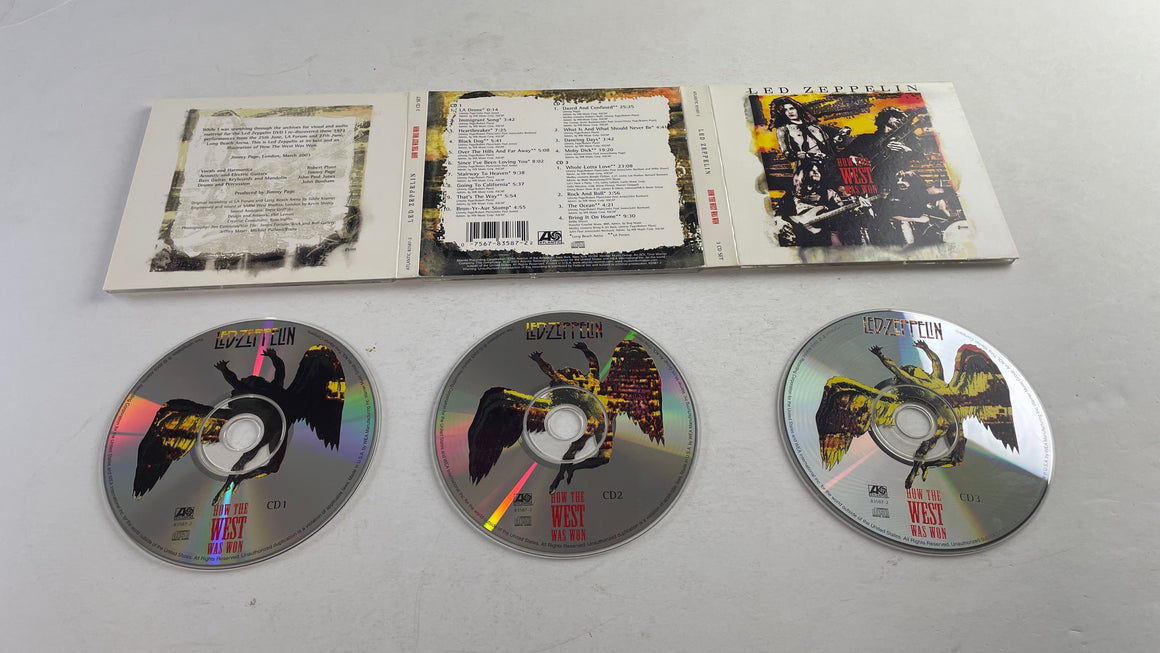 Led Zeppelin How The West Was Won Used 3CD VG+\VG+