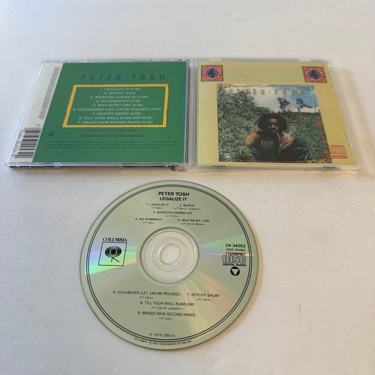 Peter Tosh Legalize It Used CD VG+\VG+