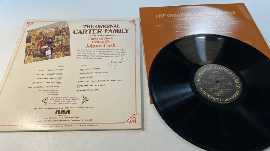 The Carter Family Legendary Performers, Volume 1 Used Vinyl LP VG+\VG+