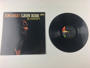 Leon Bibb Encore! Leon Bibb In Concert Used Vinyl LP VG\VG