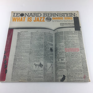 Leonard Bernstein What Is Jazz? Used Vinyl 2LP M\VG+
