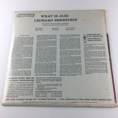 Leonard Bernstein What Is Jazz? Used Vinyl LP M\VG+