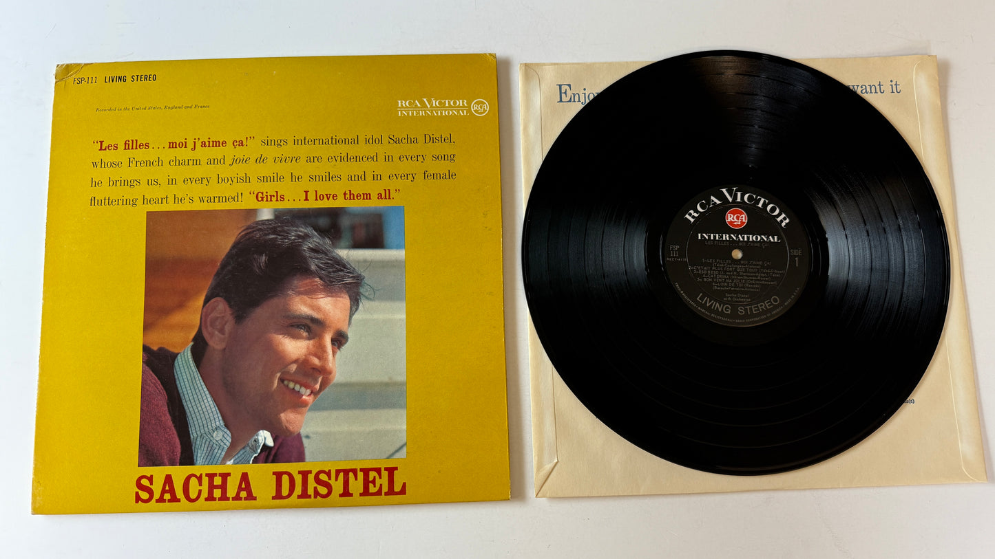 Sacha Distel Les Filles… Moi J'Aime Ça! Used Vinyl LP VG+\VG
