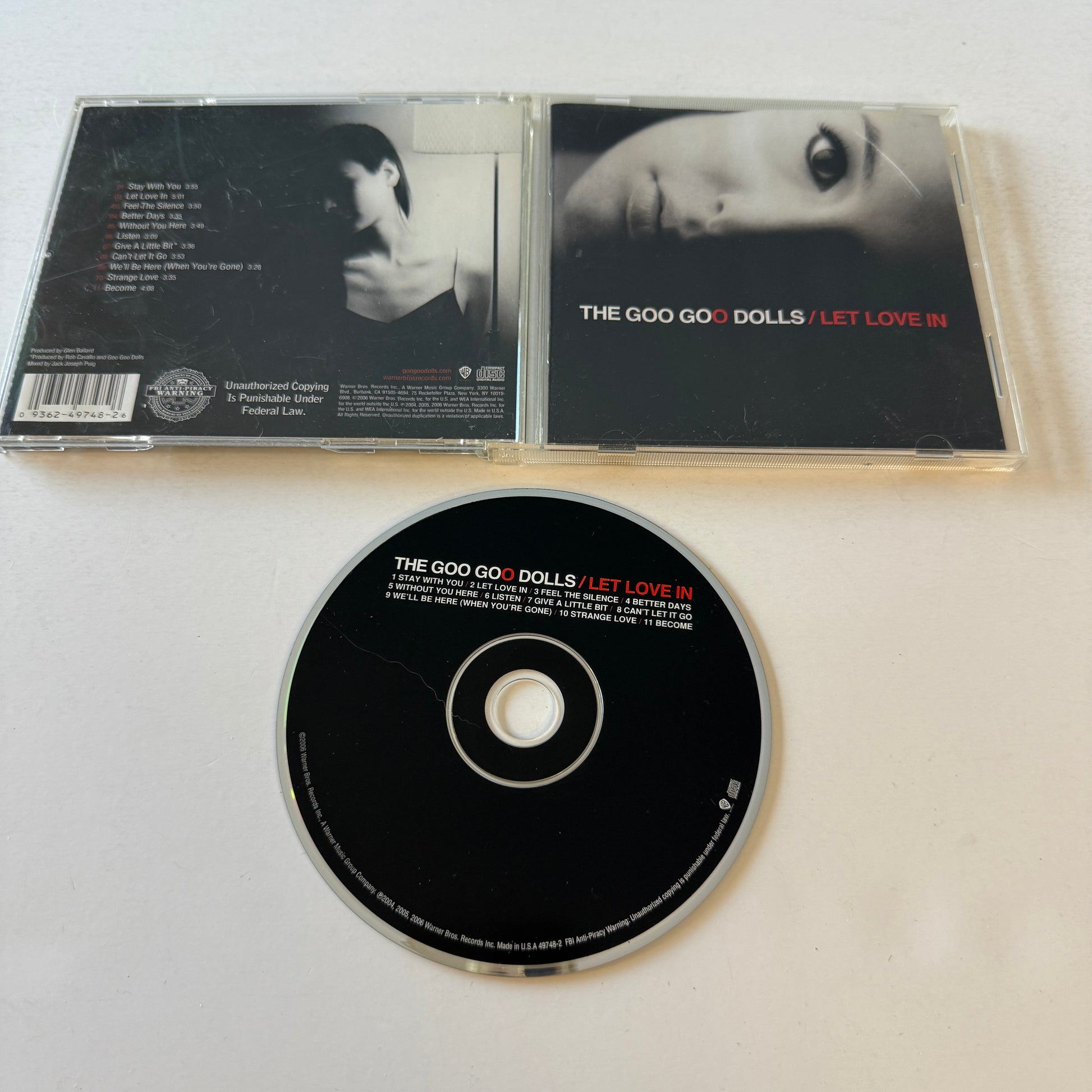 Goo Goo Dolls Let Love In Used CD VG+\VG+