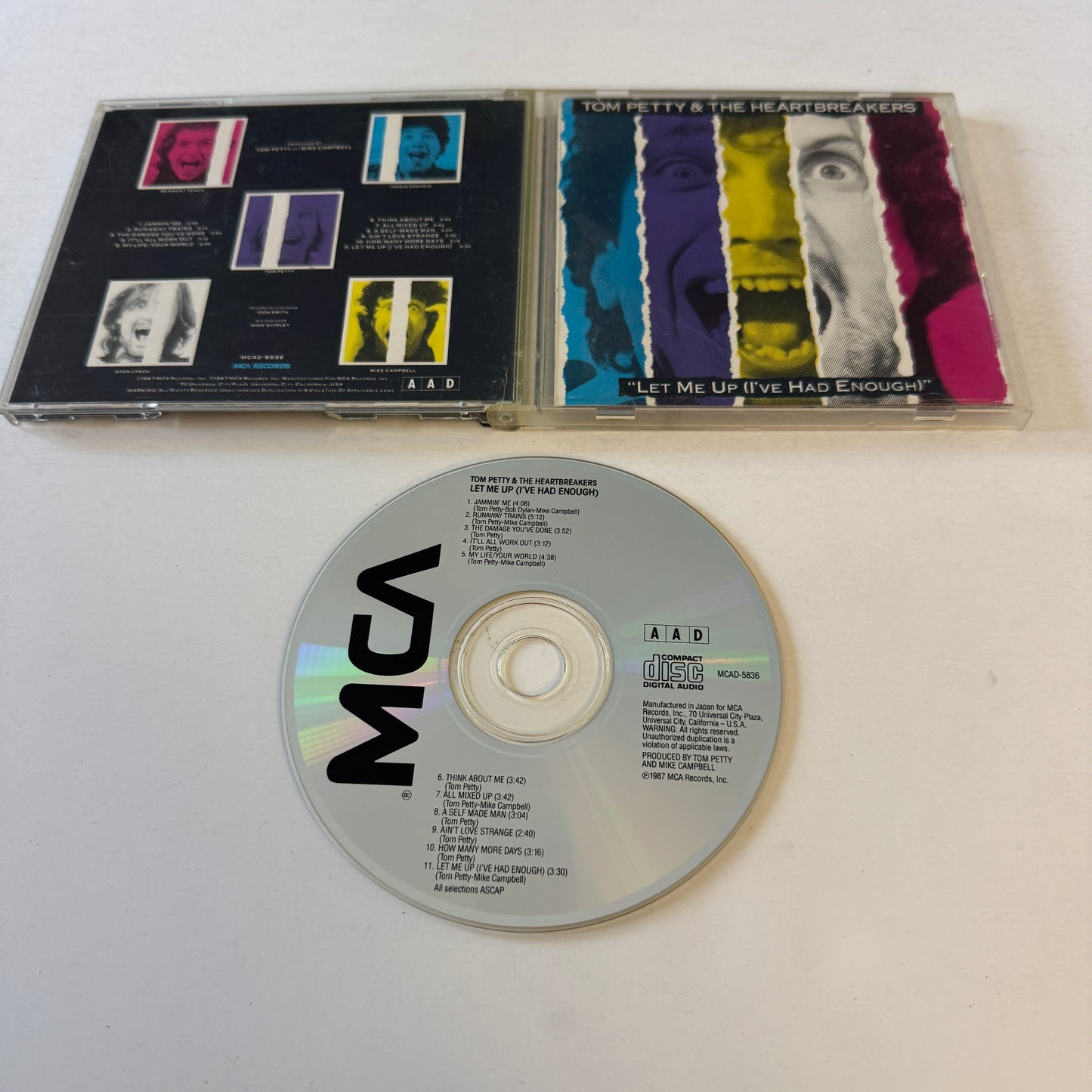 Tom Petty And The Heartbreakers Let Me Up (I've Had Enough) Used CD VG+\VG+