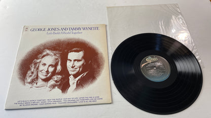 George Jones & Tammy Wynette Let's Build A World Together Used Vinyl LP VG+\VG+